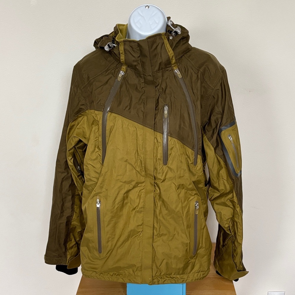 Obermeyer Lagdon Shell Two-Tone Brown Jacket Size 10